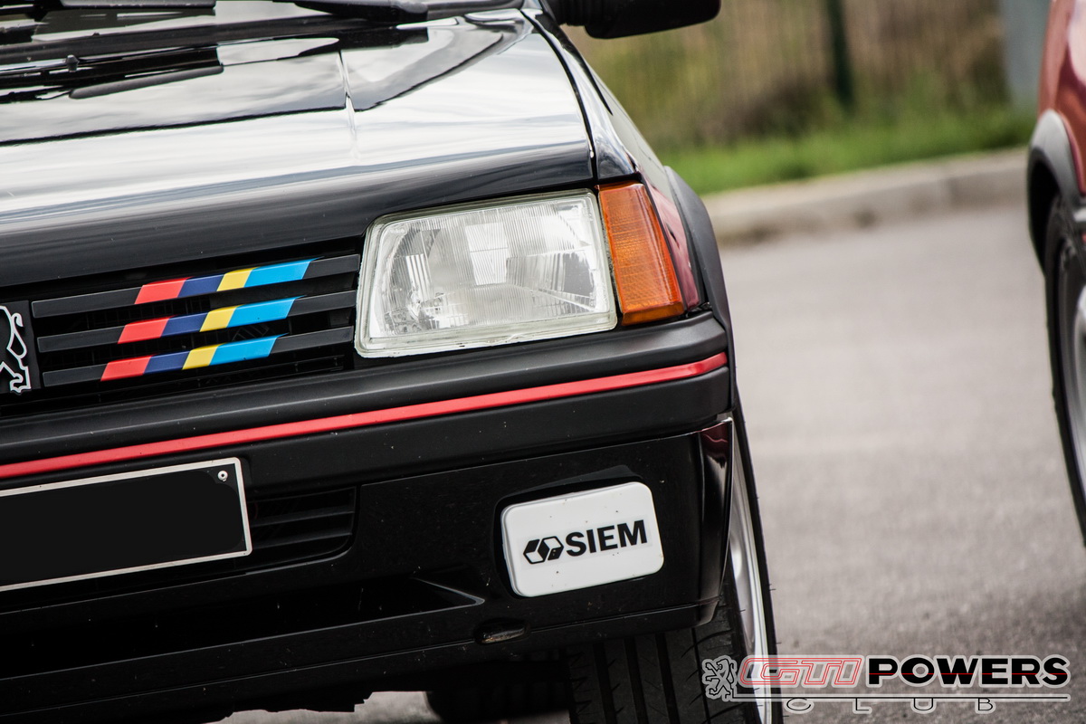 Stickers Peugeot 205 Rallye bande PTS de coffre autocollant hayon GTI - fr