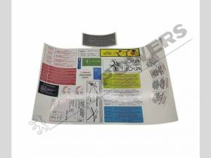 Stickers compartiment moteur Peugeot 205 GTI